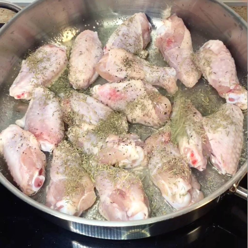 Alitas de Pollo al Ajillo