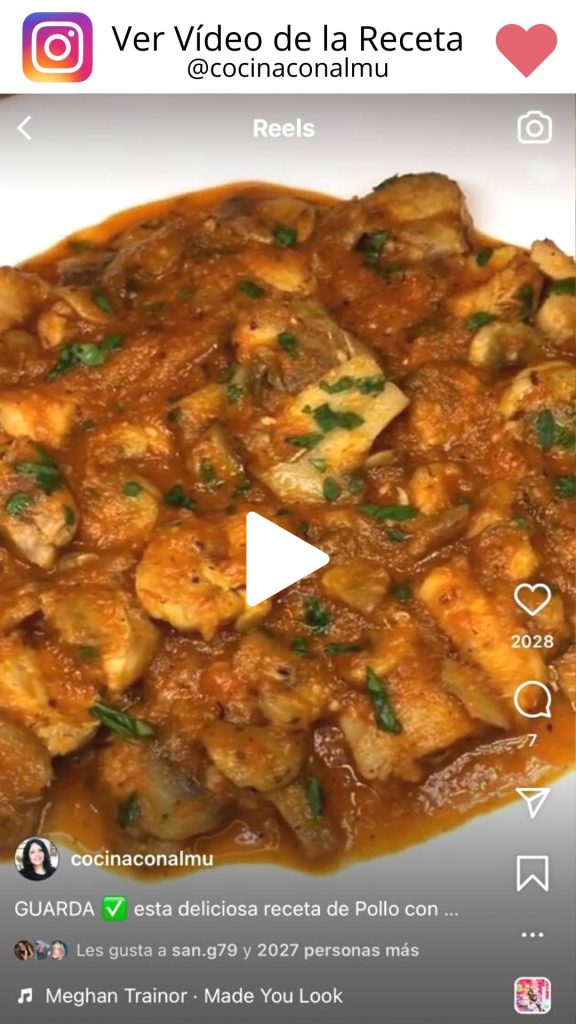 Pollo con Champiñones