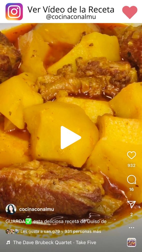Guiso de Patatas con Costillas de Cerdo Iberico