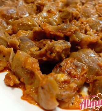 mollejas de pollo
