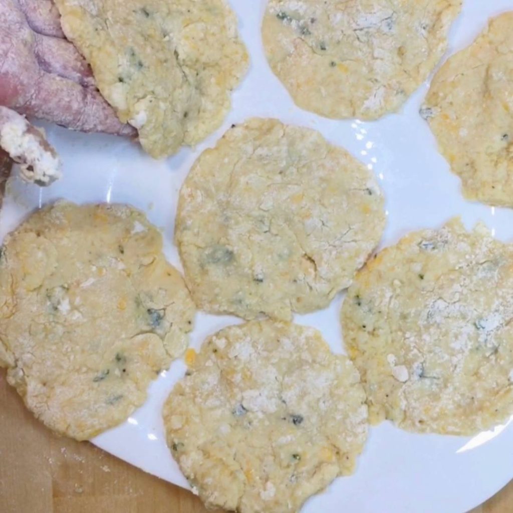 Tortitas de Coliflor con Queso